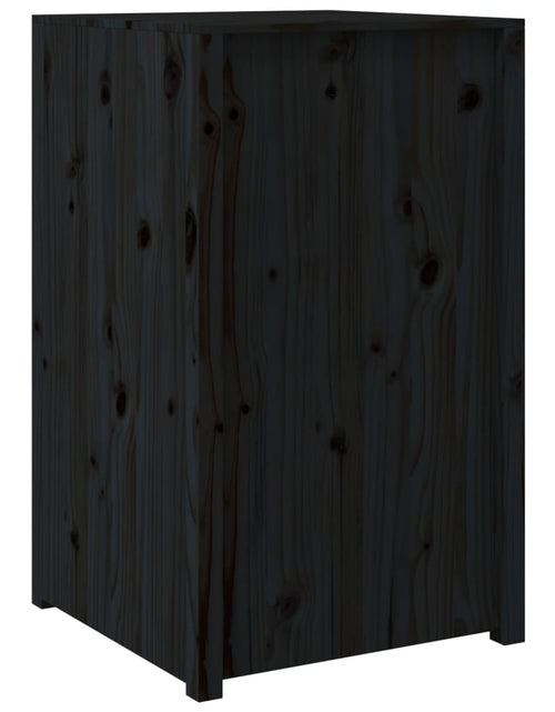 Încărcați imaginea în vizualizatorul Galerie, Dulap bucătărie de exterior negru, 55x55x92 cm, lemn masiv pin - Lando
