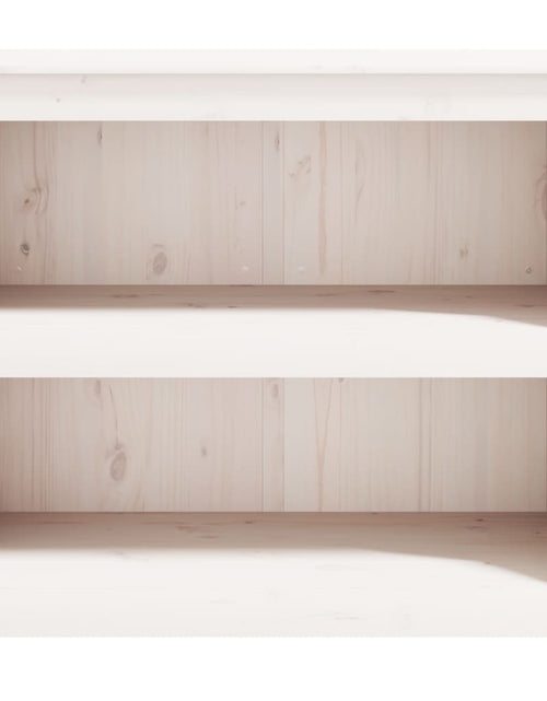 Încărcați imaginea în vizualizatorul Galerie, Dulap bucătărie de exterior, alb, 106x55x92 cm, lemn masiv pin - Lando
