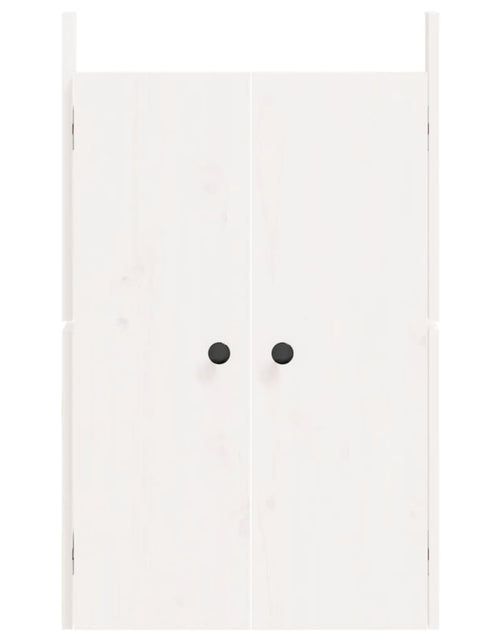 Încărcați imaginea în vizualizatorul Galerie, Uși de bucătărie de exterior, alb, 50x9x82cm, lemn masiv de pin Lando - Lando
