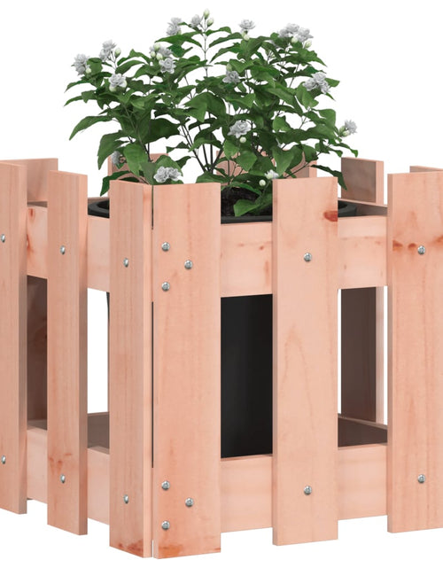 Încărcați imaginea în vizualizatorul Galerie, Jardinieră grădină design gard, 30x30x30 cm, lemn masiv douglas - Lando
