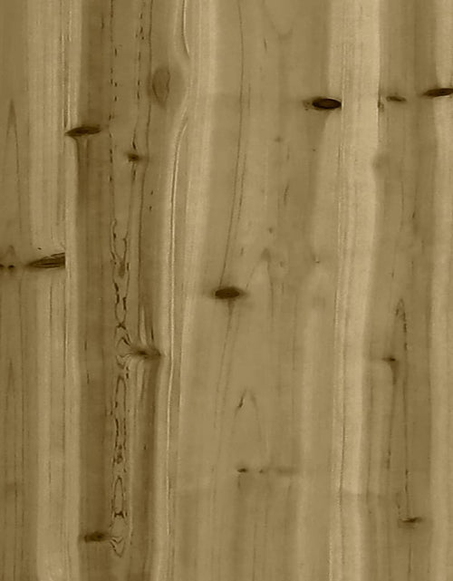 Загрузите изображение в средство просмотра галереи, Jardinieră grădină design gard 40x40x40cm lemn de pin impregnat - Lando
