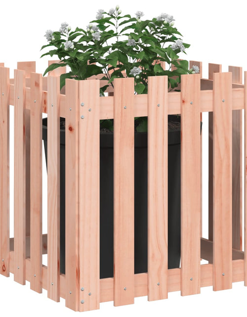 Загрузите изображение в средство просмотра галереи, Jardinieră grădină design gard, 60x60x60 cm, lemn masiv douglas - Lando
