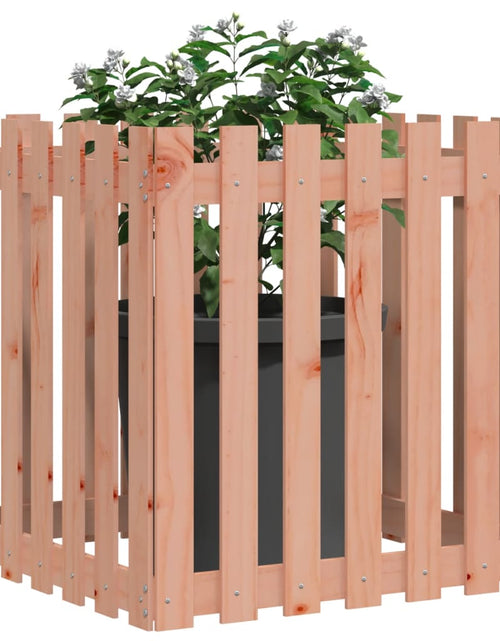 Încărcați imaginea în vizualizatorul Galerie, Jardinieră grădină design gard, 70x70x70 cm, lemn masiv douglas - Lando
