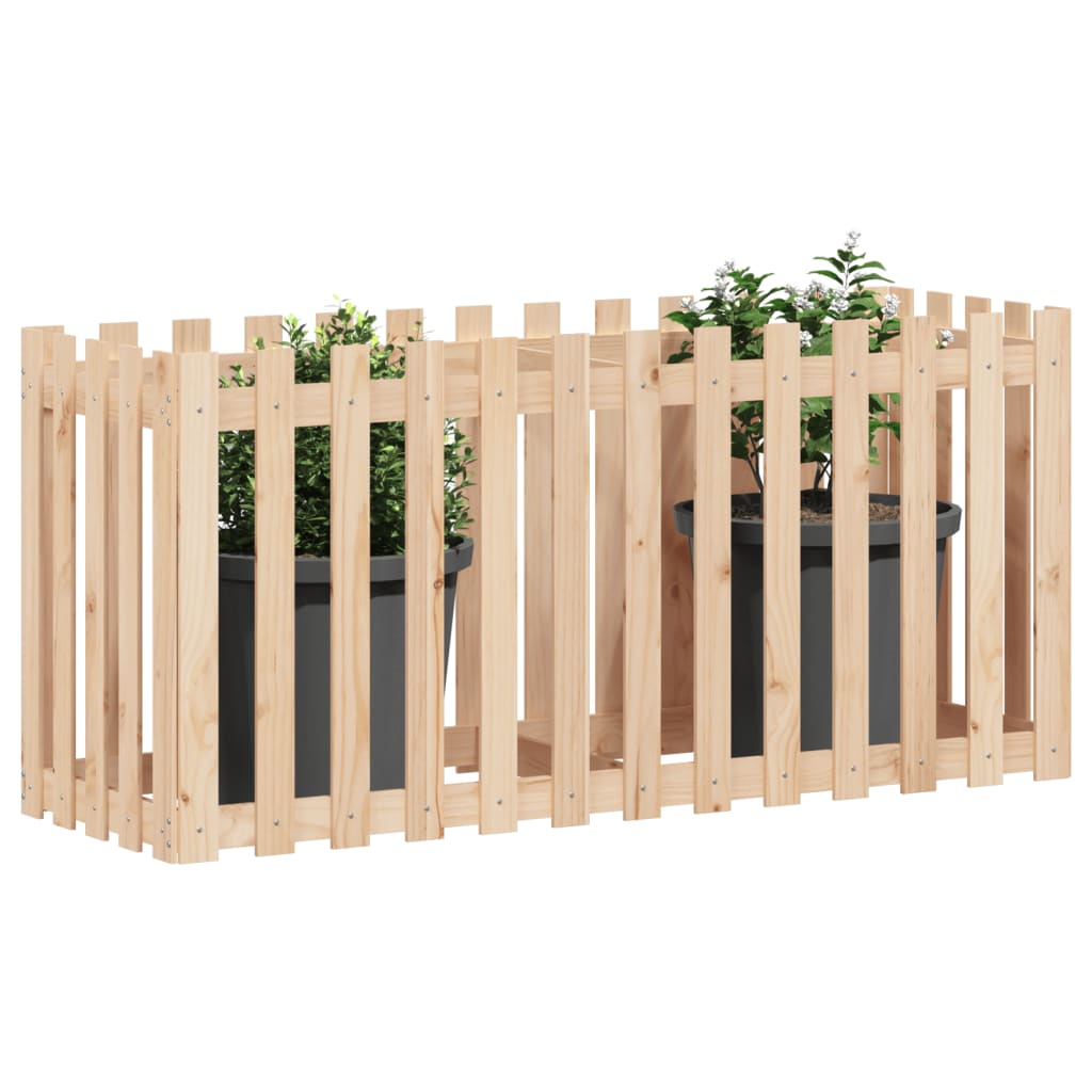 Pat înălțat grădină design gard 150x50x70 cm lemn impregnat pin - Lando