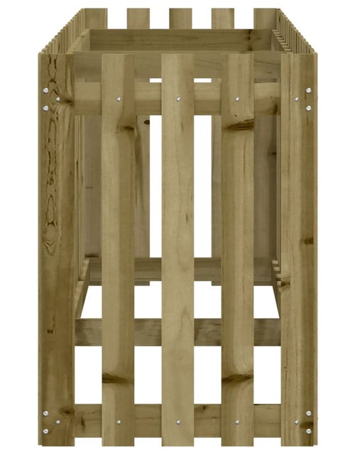 Încărcați imaginea în vizualizatorul Galerie, Pat înălțat grădină design gard 200x50x70 cm lemn impregnat pin - Lando
