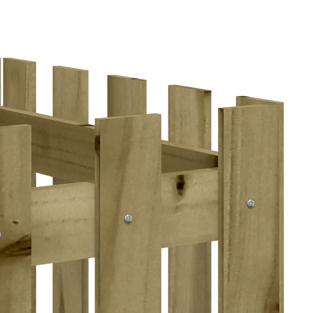 Pat înălțat grădină design gard 200x50x70 cm lemn impregnat pin - Lando