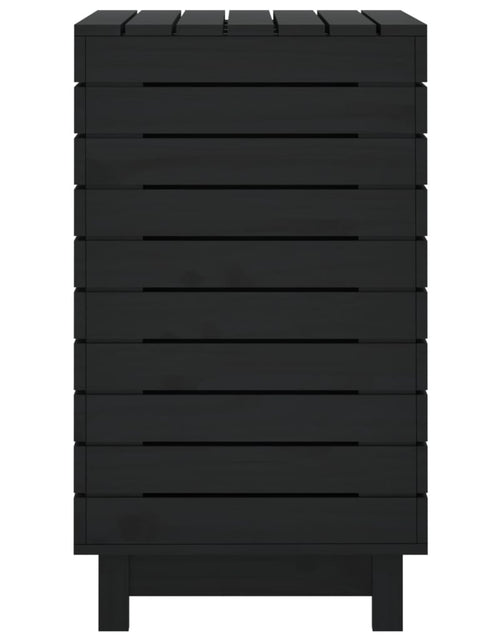 Încărcați imaginea în vizualizatorul Galerie, Coș de rufe, 88,5x44x76 cm, lemn masiv de pin - Lando
