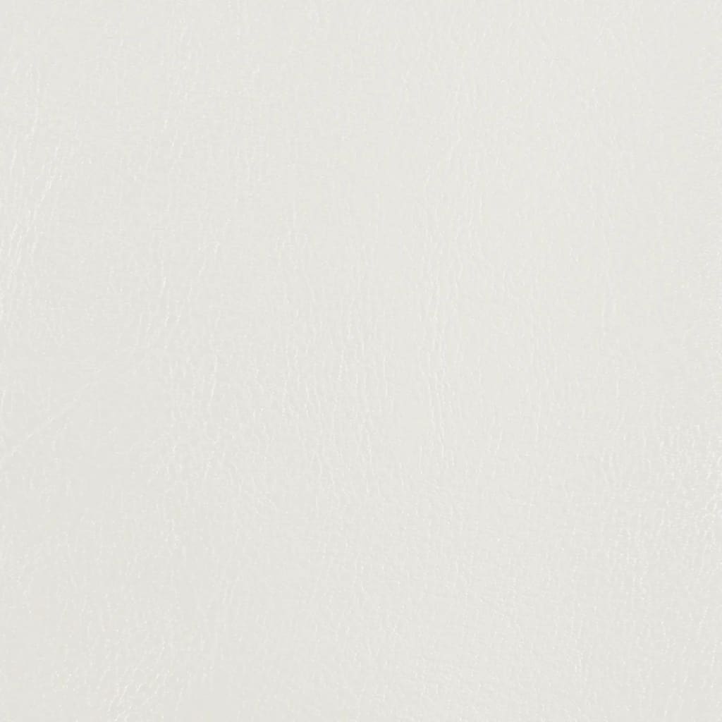 Fotoliu tip cuvă, alb, piele ecologică - Lando