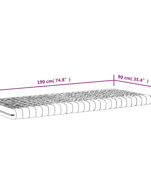 Încărcați imaginea în vizualizatorul Galerie, Saltele din spumă, 2 buc. alb 90x190 cm, 7 zone duritate 20 ILD - Lando
