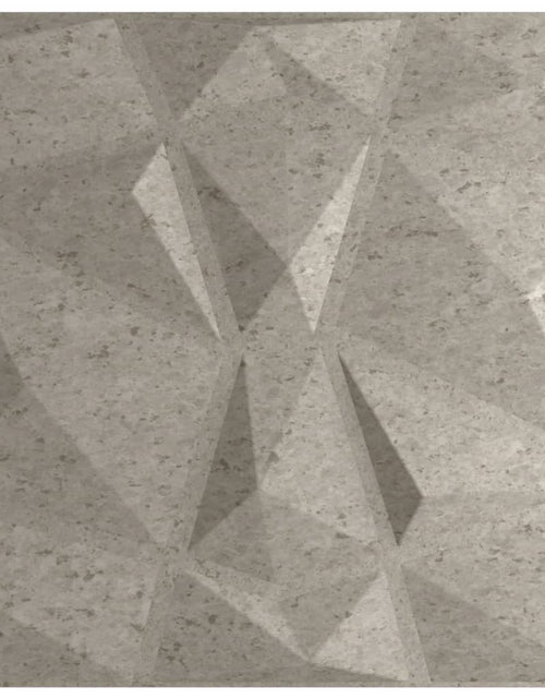 Încărcați imaginea în vizualizatorul Galerie, Panouri de perete 24 buc. beton gri 50x50 cm EPS 6 m² diamant - Lando
