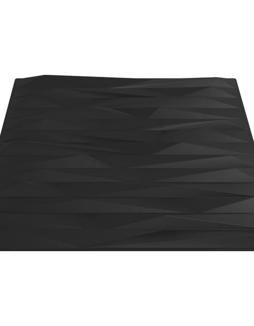 Încărcați imaginea în vizualizatorul Galerie, Panouri de perete 12 buc. negru 50x50 cm EPS 3 m² piatră - Lando
