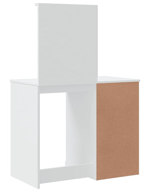 Încărcați imaginea în vizualizatorul Galerie, Masă de toaletă cu LED-uri, alb, 90x42x132,5 cm - Lando
