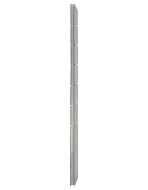 Încărcați imaginea în vizualizatorul Galerie, Stâlpi de gard de grădină 10 buc. argintiu 180 cm oțel Lando - Lando
