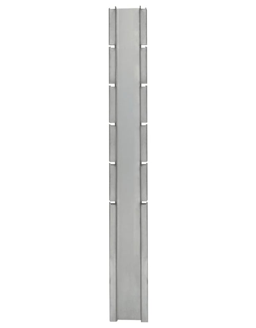 Încărcați imaginea în vizualizatorul Galerie, Stâlpi de gard de grădină 20 buc. argintiu 160 cm oțel Lando - Lando
