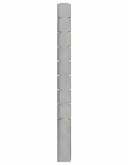 Încărcați imaginea în vizualizatorul Galerie, Stâlpi de gard de grădină 30 buc. argintiu 220 cm oțel Lando - Lando
