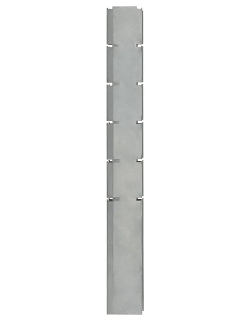 Загрузите изображение в средство просмотра галереи, Stâlpi de gard de grădină 40 buc. argintiu 160 cm oțel Lando - Lando
