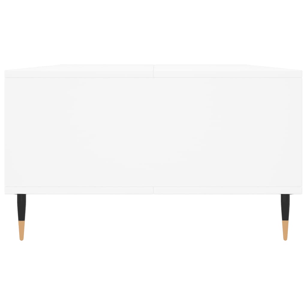 Masă de cafea, alb, 104x60x35 cm, lemn compozit Lando - Lando