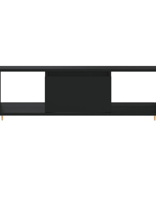 Загрузите изображение в средство просмотра галереи, Masă de cafea, negru, 104x60x35 cm, lemn compozit Lando - Lando
