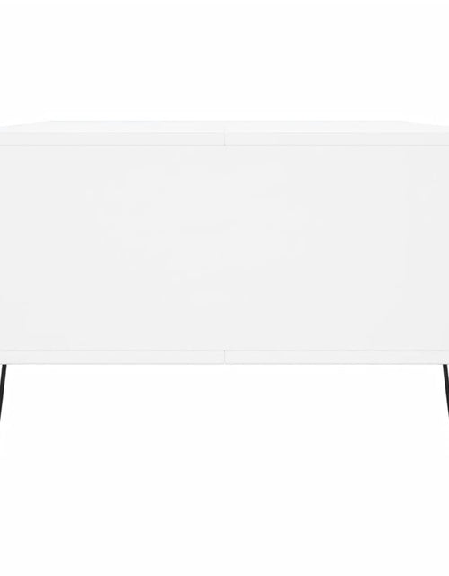 Загрузите изображение в средство просмотра галереи, Masă de cafea, alb extralucios, 104x60x35 cm, lemn compozit Lando - Lando

