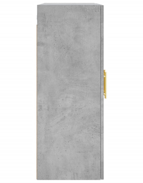 Încărcați imaginea în vizualizatorul Galerie, Dulap cu montaj pe perete, gri beton, 69,5x34x90 cm Lando - Lando

