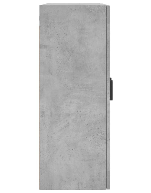 Încărcați imaginea în vizualizatorul Galerie, Dulap cu montaj pe perete, gri beton, 69,5x34x90 cm Lando - Lando
