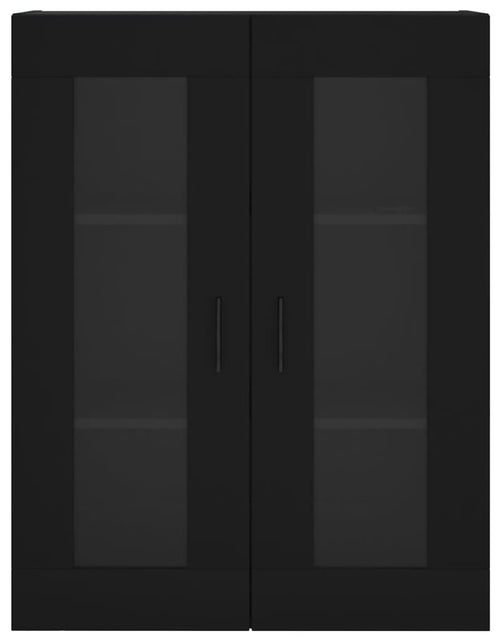 Încărcați imaginea în vizualizatorul Galerie, Dulap cu montaj pe perete, negru, 69,5x34x90 cm Lando - Lando
