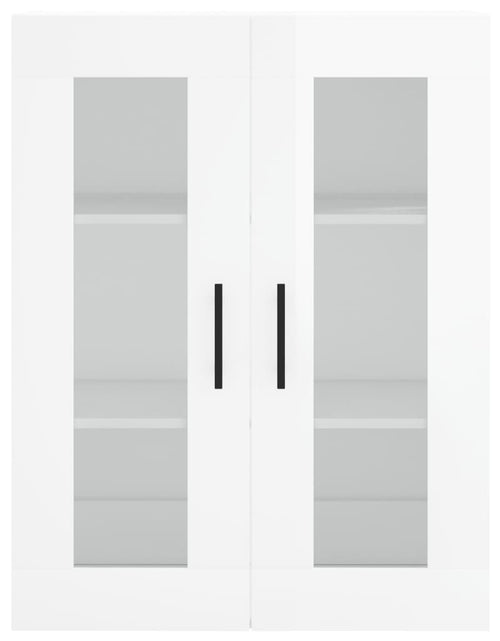 Загрузите изображение в средство просмотра галереи, Dulap cu montaj pe perete, alb extralucios, 69,5x34x90 cm Lando - Lando
