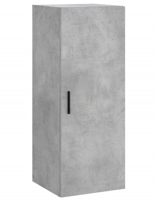 Încărcați imaginea în vizualizatorul Galerie, Dulap montat pe perete, gri beton, 34,5x34x90 cm Lando - Lando

