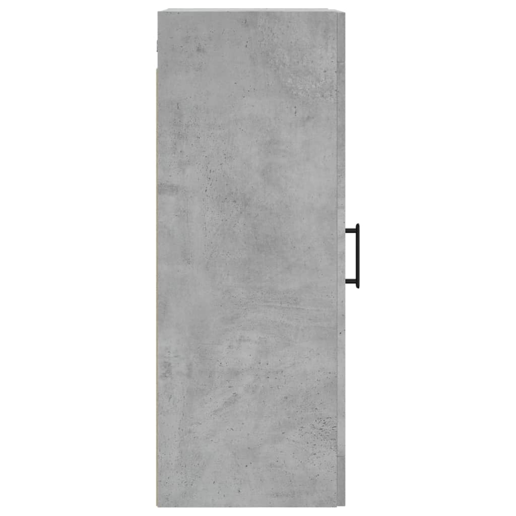 Dulap montat pe perete, gri beton, 34,5x34x90 cm Lando - Lando