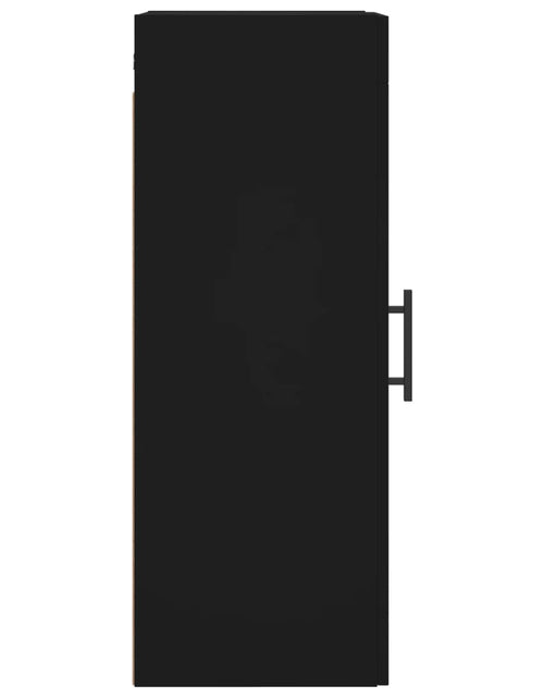 Загрузите изображение в средство просмотра галереи, Dulap montat pe perete, negru, 34,5x34x90 cm Lando - Lando
