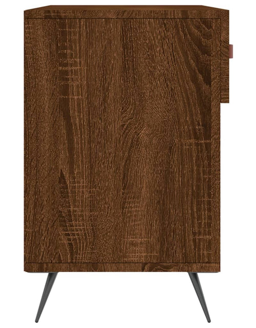 Încărcați imaginea în vizualizatorul Galerie, Bancă de pantofi, stejar maro, 102x35x55 cm, lemn prelucrat Lando - Lando
