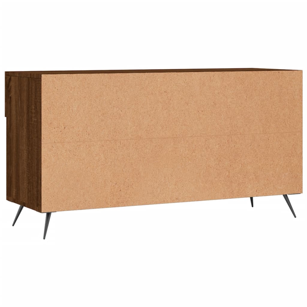 Bancă de pantofi, stejar maro, 102x35x55 cm, lemn prelucrat Lando - Lando