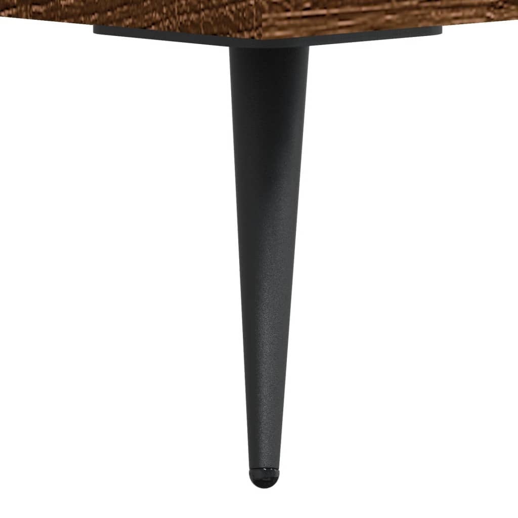 Bancă de pantofi, stejar maro, 102x35x55 cm, lemn prelucrat Lando - Lando