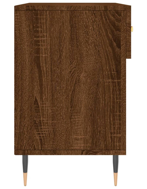 Încărcați imaginea în vizualizatorul Galerie, Bancă de pantofi, stejar maro, 102x35x55 cm, lemn prelucrat - Lando
