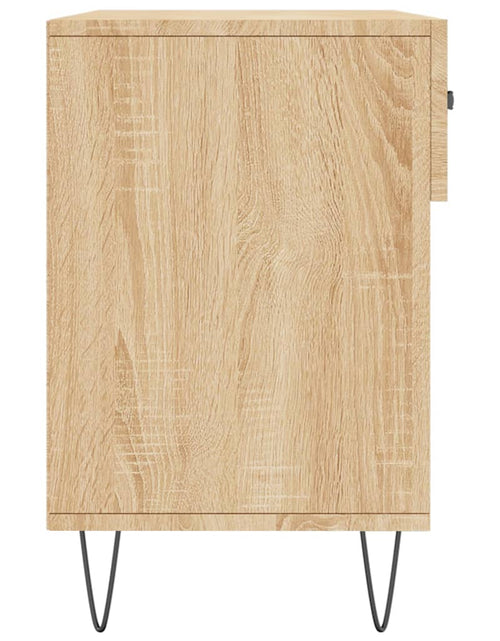 Încărcați imaginea în vizualizatorul Galerie, Bancheta pantofar, stejar sonoma, 102x35x55 cm, lemn prelucrat Lando - Lando
