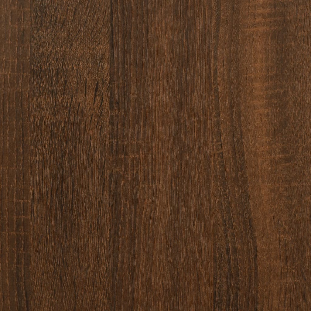 Bancă de pantofi, stejar maro, 102x35x55 cm, lemn prelucrat Lando - Lando