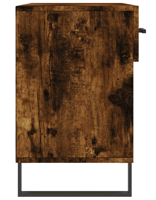 Încărcați imaginea în vizualizatorul Galerie, Bancă de pantofi, stejar fumuriu, 102x35x55 cm, lemn prelucrat Lando - Lando
