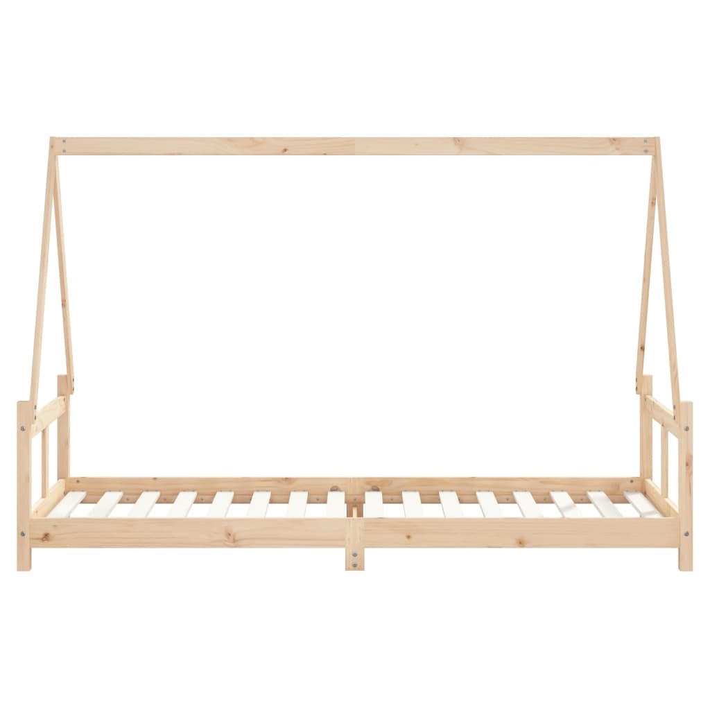Cadru de pat pentru copii, 80x200 cm, lemn masiv de pin - Lando