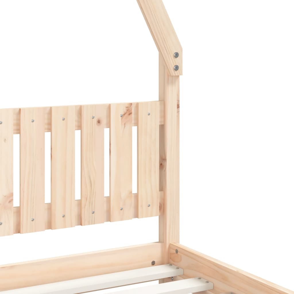 Cadru pat pentru copii, 90x200 cm, lemn masiv de pin - Lando