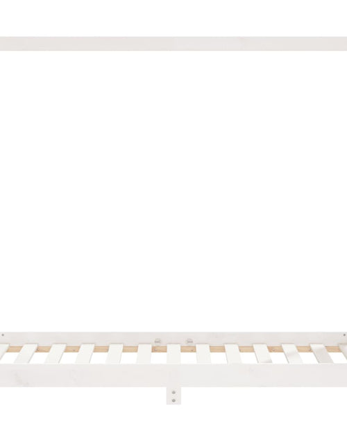 Încărcați imaginea în vizualizatorul Galerie, Cadru de pat pentru copii, 80x160 cm, lemn masiv de pin - Lando
