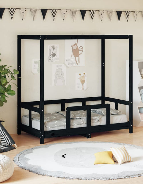 Загрузите изображение в средство просмотра галереи, Cadru de pat pentru copii, 70x140 cm, lemn masiv de pin - Lando
