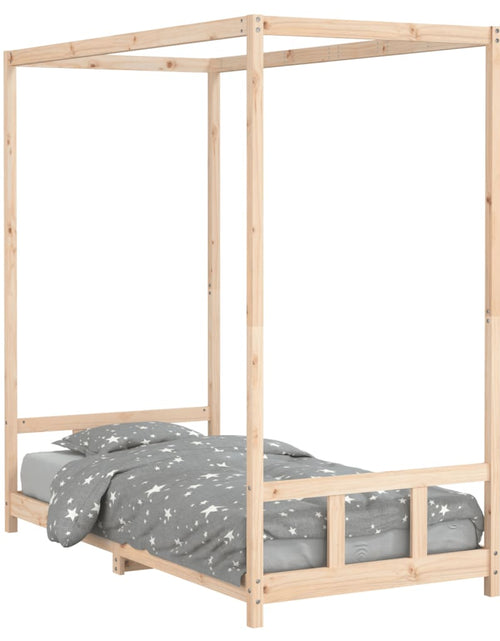 Încărcați imaginea în vizualizatorul Galerie, Cadru de pat pentru copii, 90x190 cm, lemn masiv de pin - Lando
