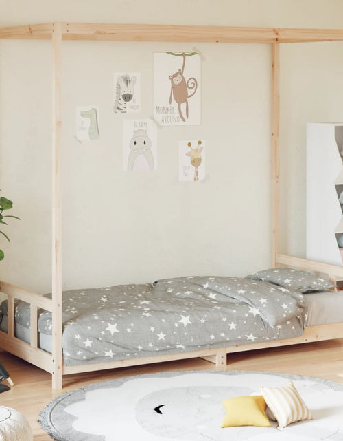 Загрузите изображение в средство просмотра галереи, Cadru de pat pentru copii, 90x190 cm, lemn masiv de pin - Lando
