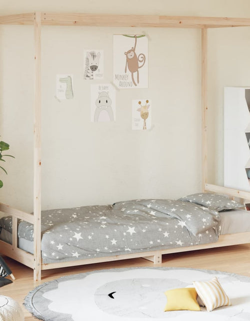 Încărcați imaginea în vizualizatorul Galerie, Cadru de pat pentru copii, 80x200 cm, lemn masiv de pin - Lando
