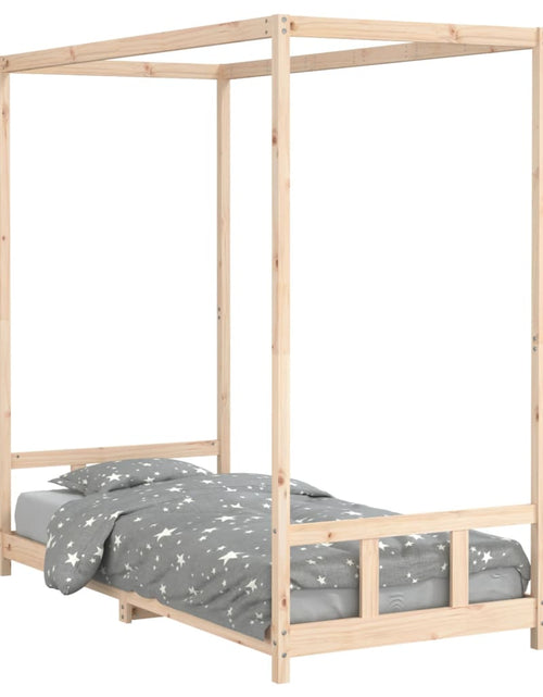 Загрузите изображение в средство просмотра галереи, Cadru pat pentru copii, 90x200 cm, lemn masiv de pin - Lando
