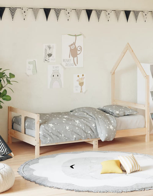 Загрузите изображение в средство просмотра галереи, Cadru de pat pentru copii, 80x160 cm, lemn masiv de pin - Lando
