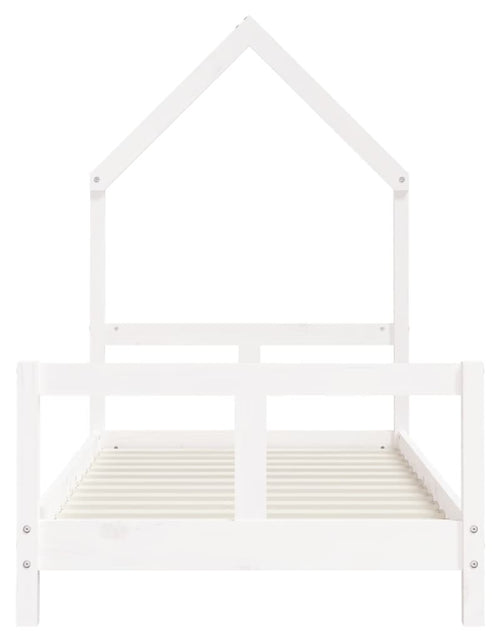 Încărcați imaginea în vizualizatorul Galerie, Cadru de pat pentru copii, 80x160 cm, lemn masiv de pin - Lando
