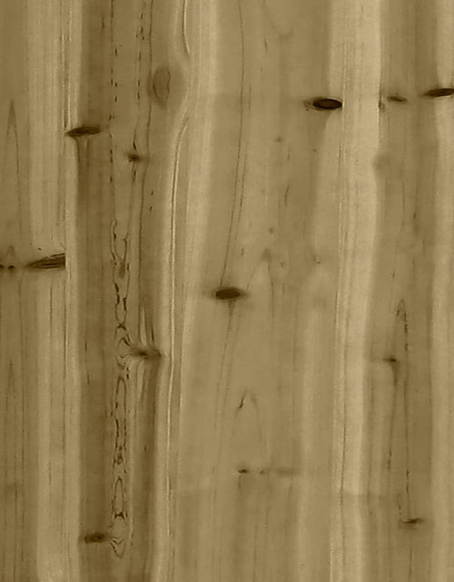 Încărcați imaginea în vizualizatorul Galerie, Bancă grădină, design gabion, 203x31x42 cm, lemn pin impregnat Lando - Lando
