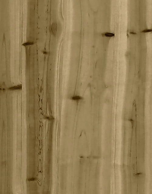 Încărcați imaginea în vizualizatorul Galerie, Bancă grădină, design gabion, 63x31,5x42 cm, lemn pin impregnat Lando - Lando
