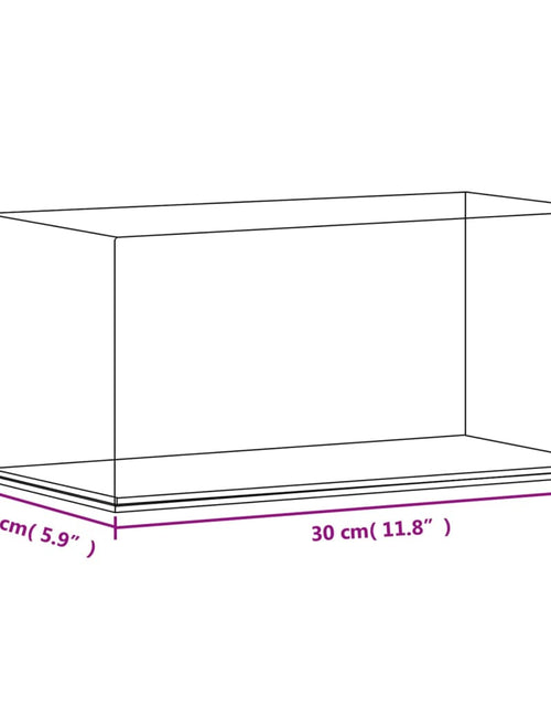 Загрузите изображение в средство просмотра галереи, Cutie de prezentare, transparent, 30x15x14 cm, acril Lando - Lando
